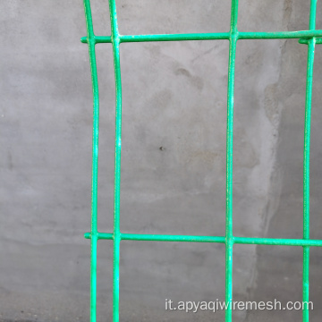 Pannello di recinzione in maglia in acciaio saldato rivestito in PVC